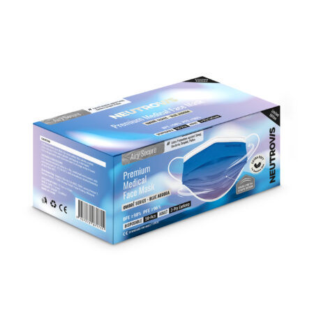 Neutrovis Airy Secure Premium Medical Face Mask - Blue Aurora - 50s